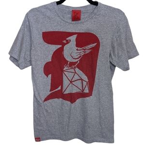 Epyon Royal Gray Detroit Graphic Tee XS 🐦✨